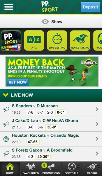 PaddyPower for iPhone and Samsung Galaxy